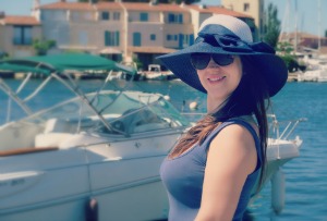 Portrait of Barbara Mazz in Port Grimaud, France